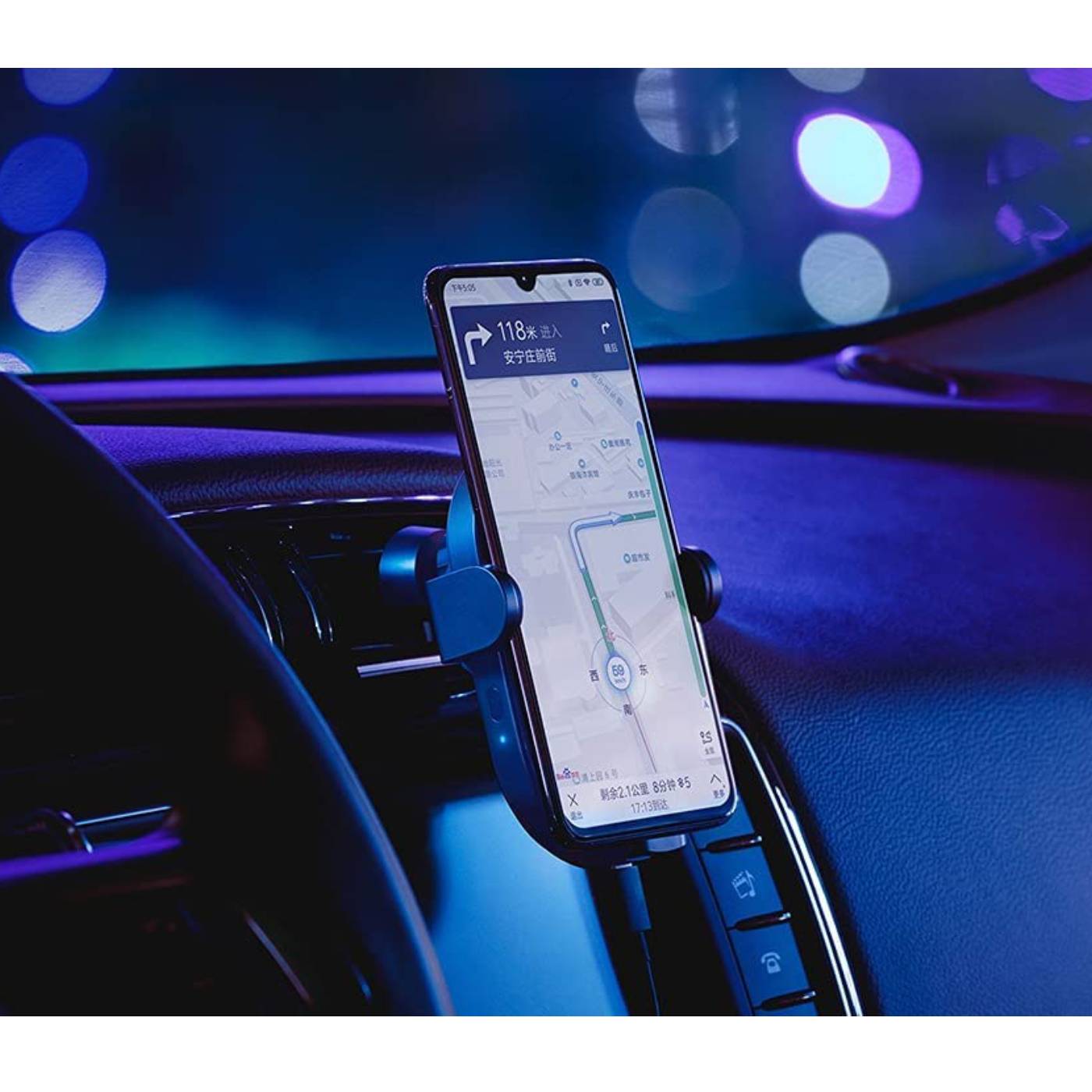 Xiaomi-Xiaomi Mi, Wireless Car Charger-black-3