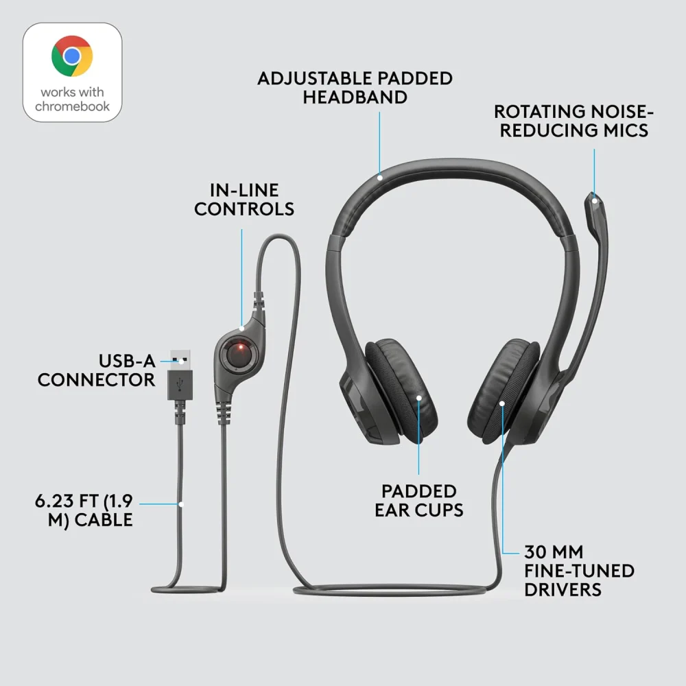 Logitech-h390-Usb-headset-black-8