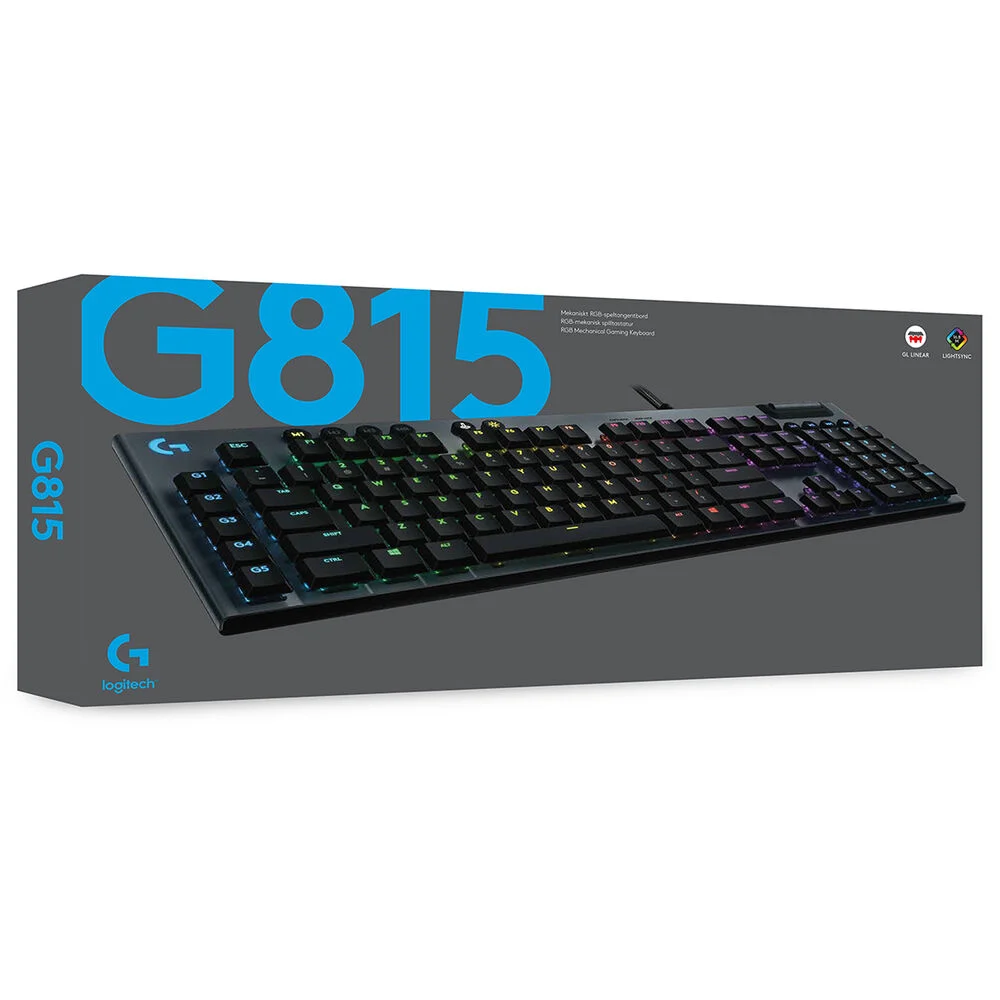 LogitechG-G815-RGB-mechanical Keyboard-GL-Tactile-black-3