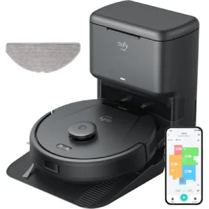 eufy L60 Hybrid Robot Vacuum with Self Empty Station - Black